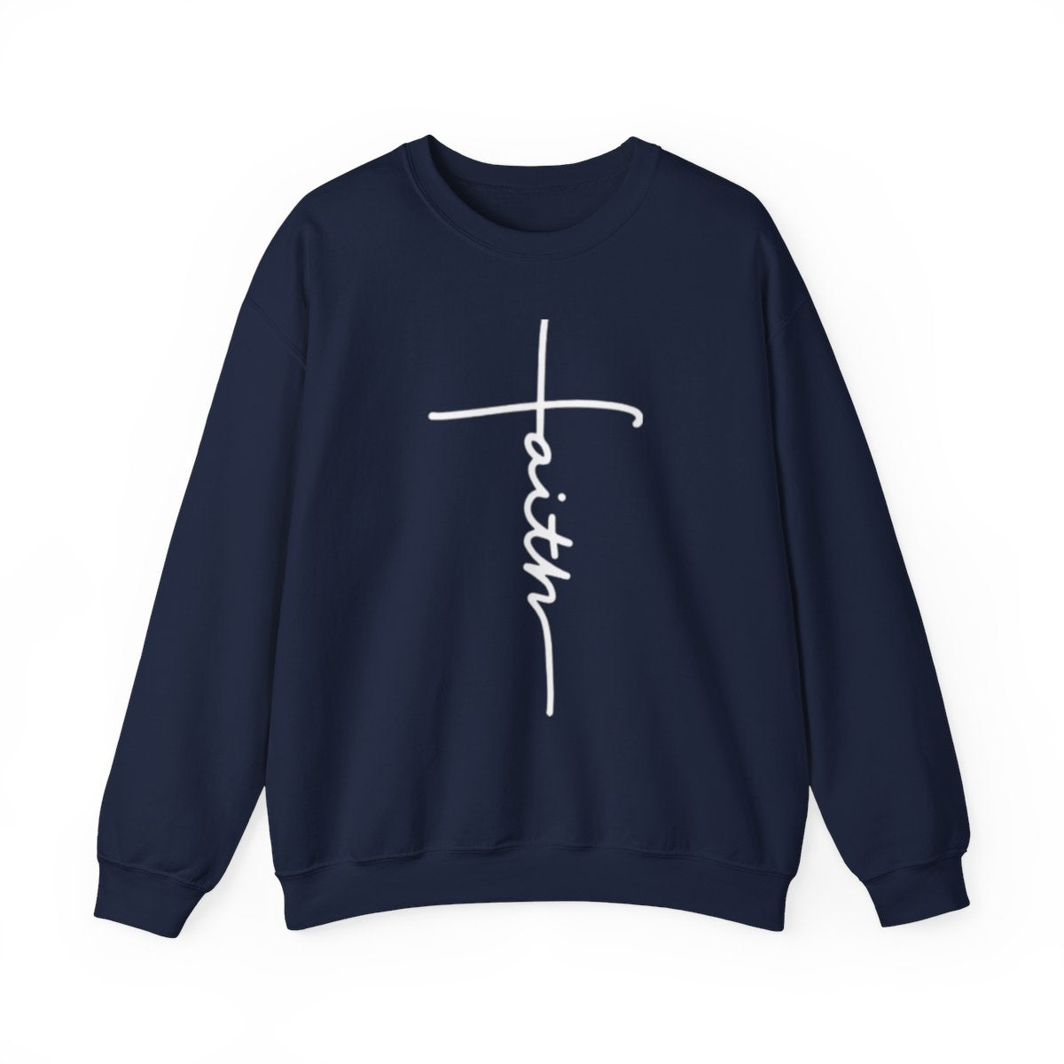 Faith Cross (Adult Unisex Sweatshirt)