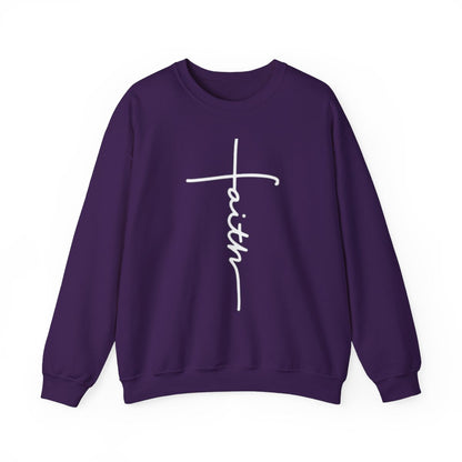 Faith Cross (Adult Unisex Sweatshirt)