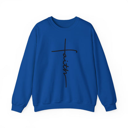 Faith Cross (Adult Unisex Sweatshirt)