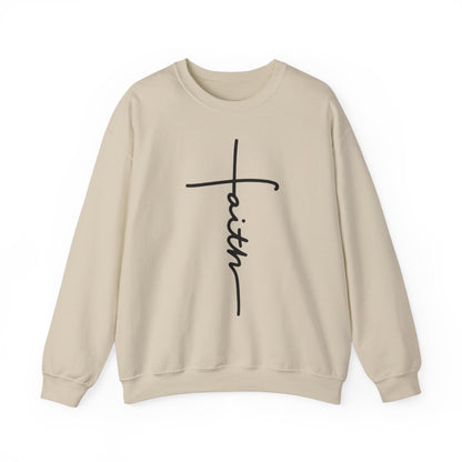 Faith Cross (Adult Unisex Sweatshirt)