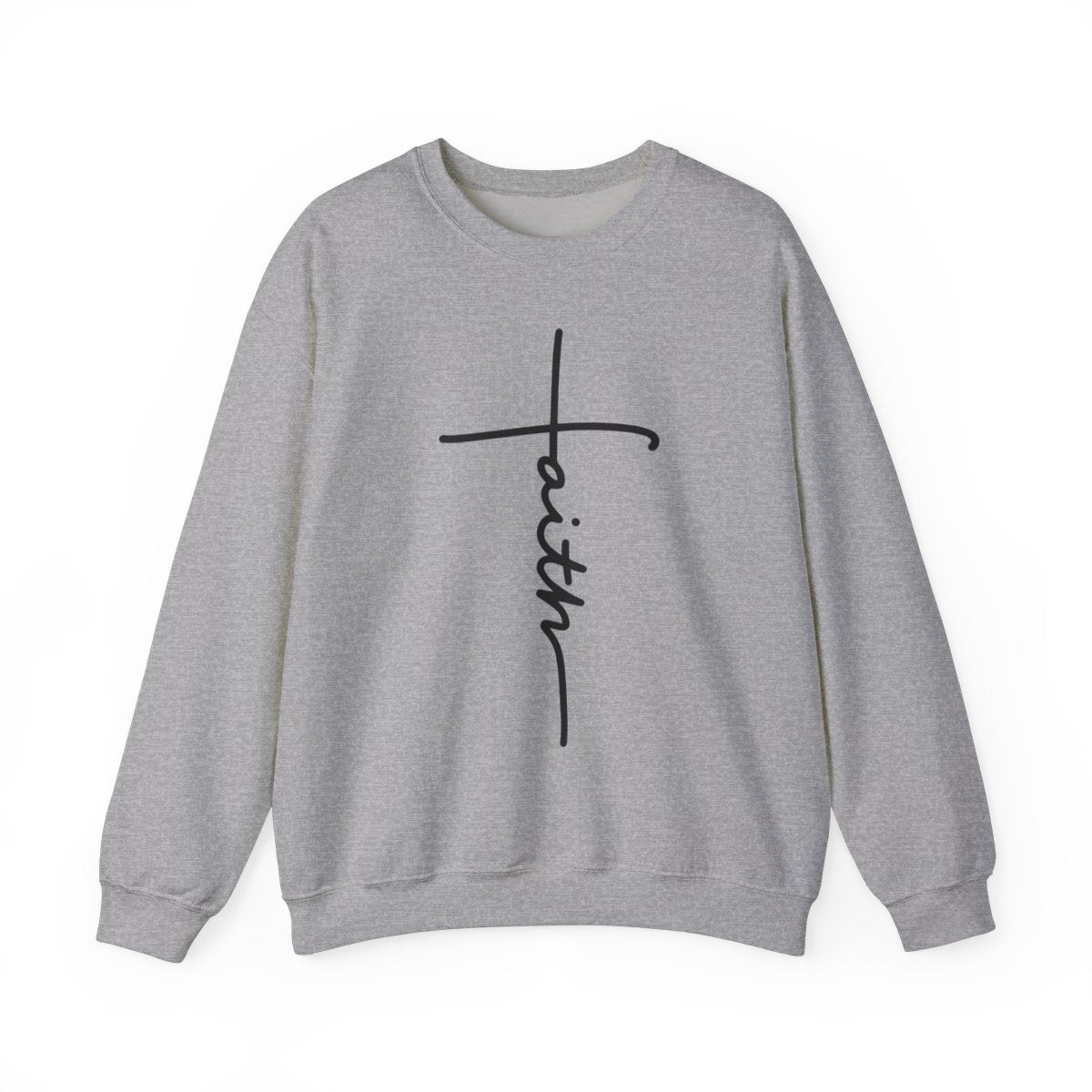 Faith Cross (Adult Unisex Sweatshirt)