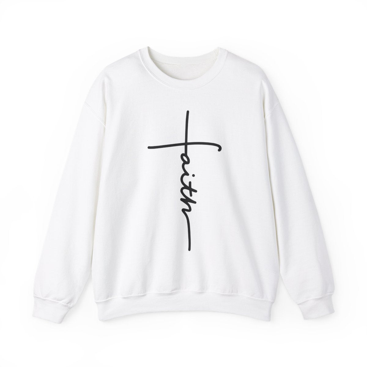 Faith Cross (Adult Unisex Sweatshirt)