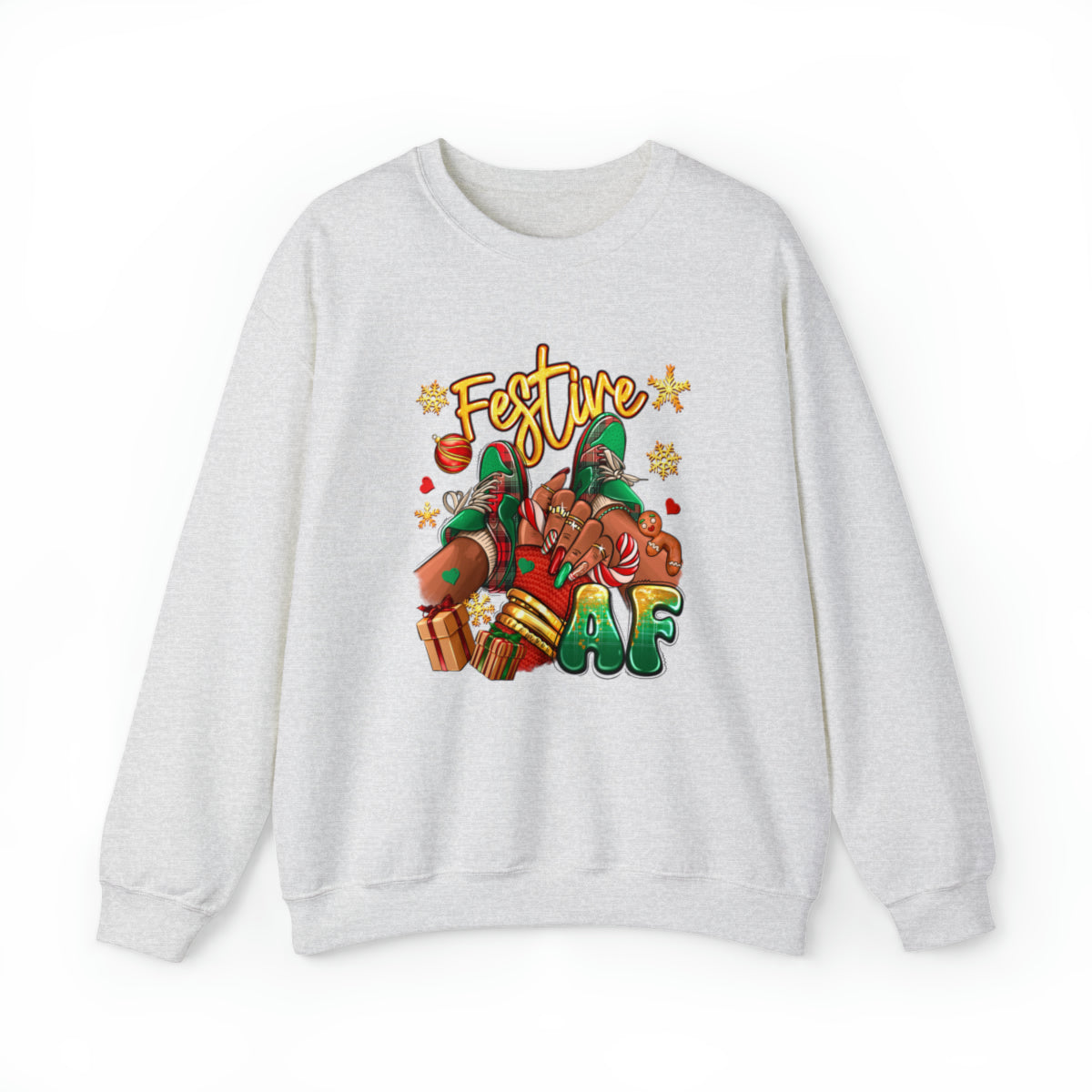 Sweat-shirt unisexe adulte Festive AF