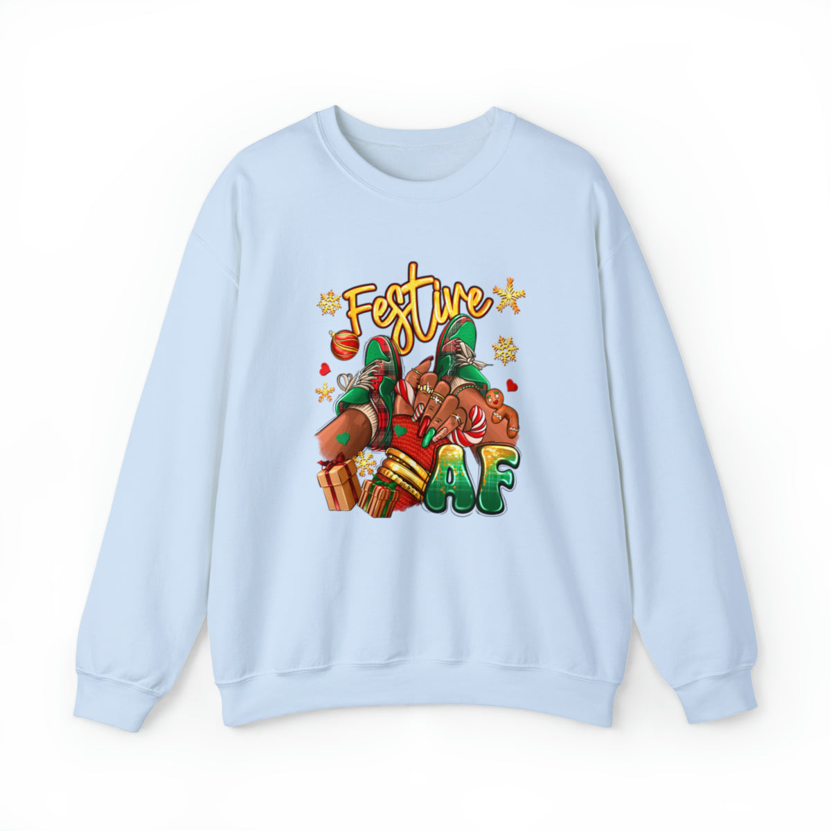 Sweat-shirt unisexe adulte Festive AF