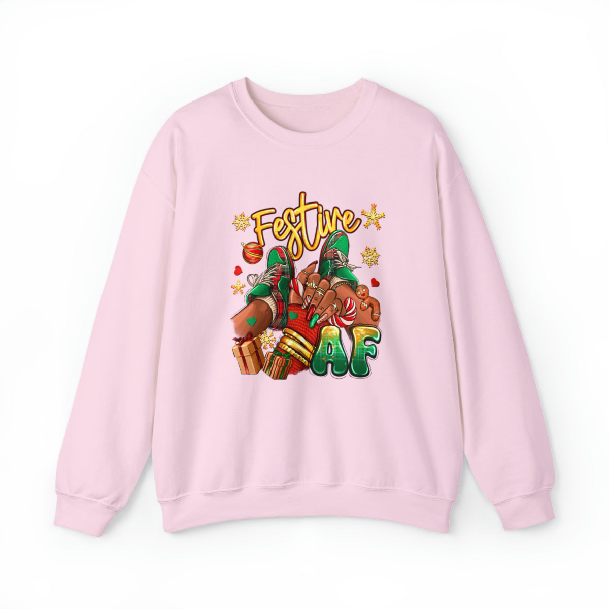 Sweat-shirt unisexe adulte Festive AF