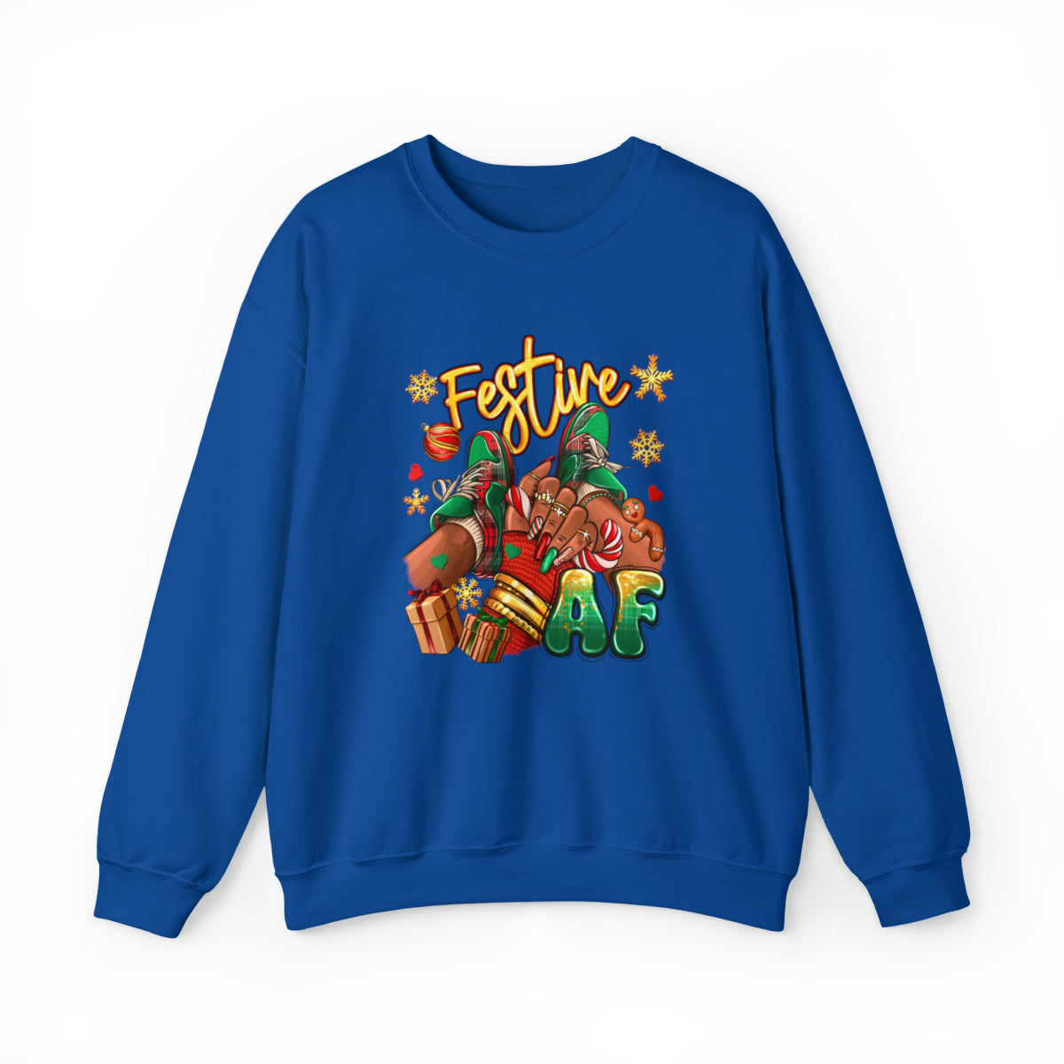 Sweat-shirt unisexe adulte Festive AF