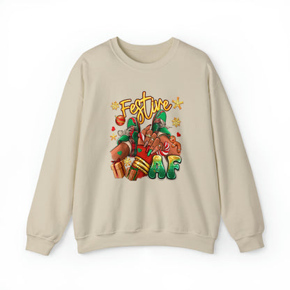 Sweat-shirt unisexe adulte Festive AF