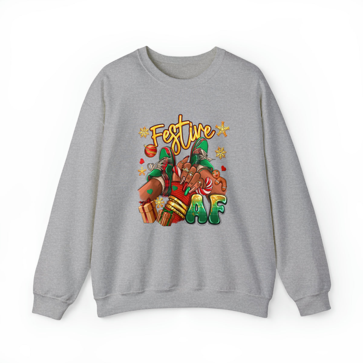 Sweat-shirt unisexe adulte Festive AF