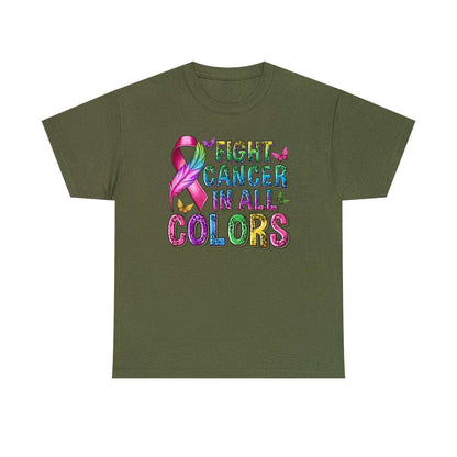 Fight Cancer In All Colors (Adult Unisex T-Shirt)