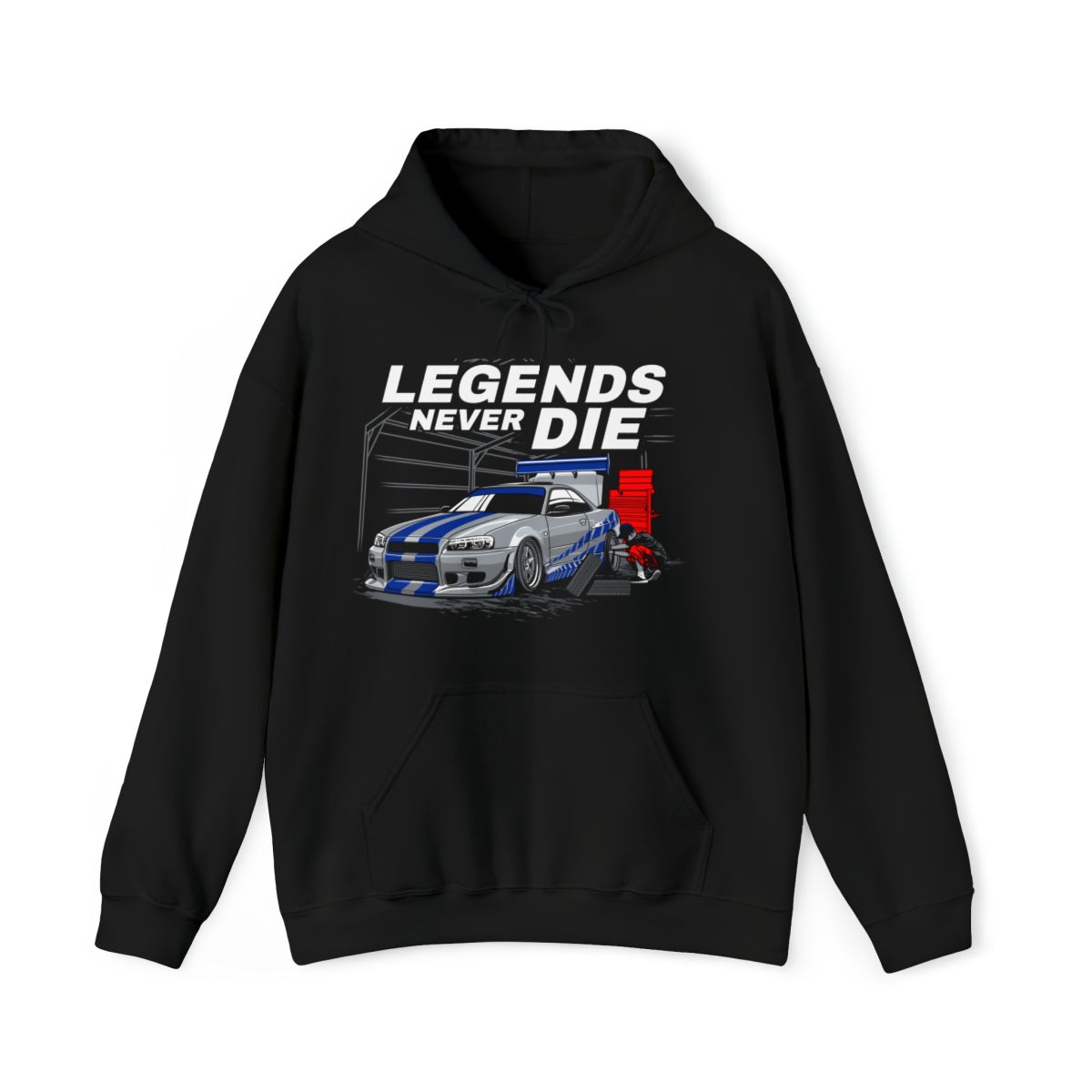 Legends Never Die GTR Unisex Hoodies-Kids - Shirt Source LLC