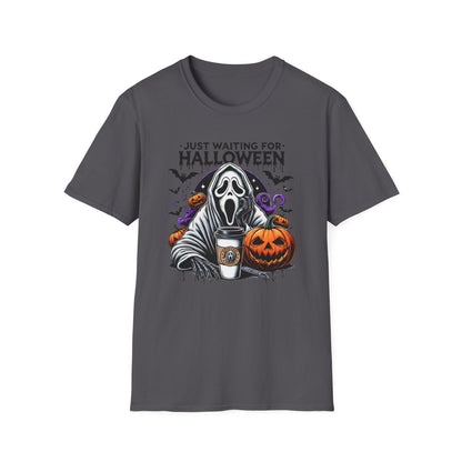 Ghostface Just Waiting for Halloween (Adult T-Shirt)