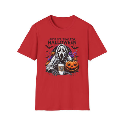 Ghostface Just Waiting for Halloween (Adult T-Shirt)