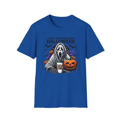 Ghostface Just Waiting for Halloween (Adult T-Shirt)