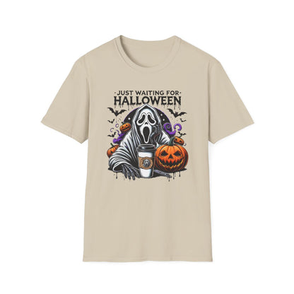 Ghostface Just Waiting for Halloween (Adult T-Shirt)