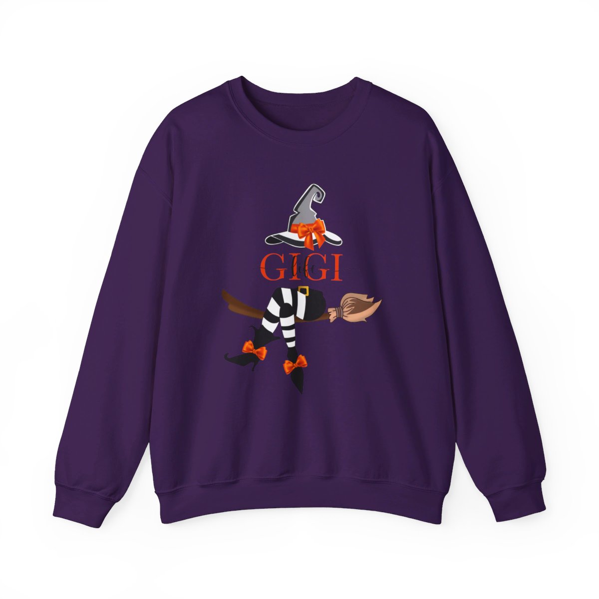 Gigi life, Witch on Broom (Women's Sweatshirt)