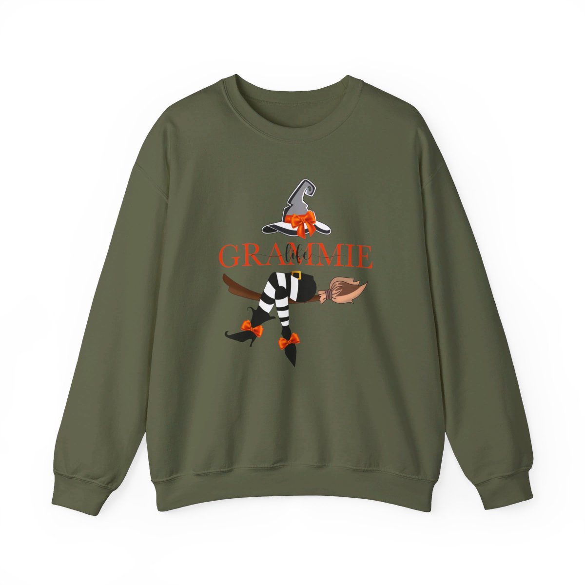 Grammie Witch On A Broomstick (Women's Sweatshirt)