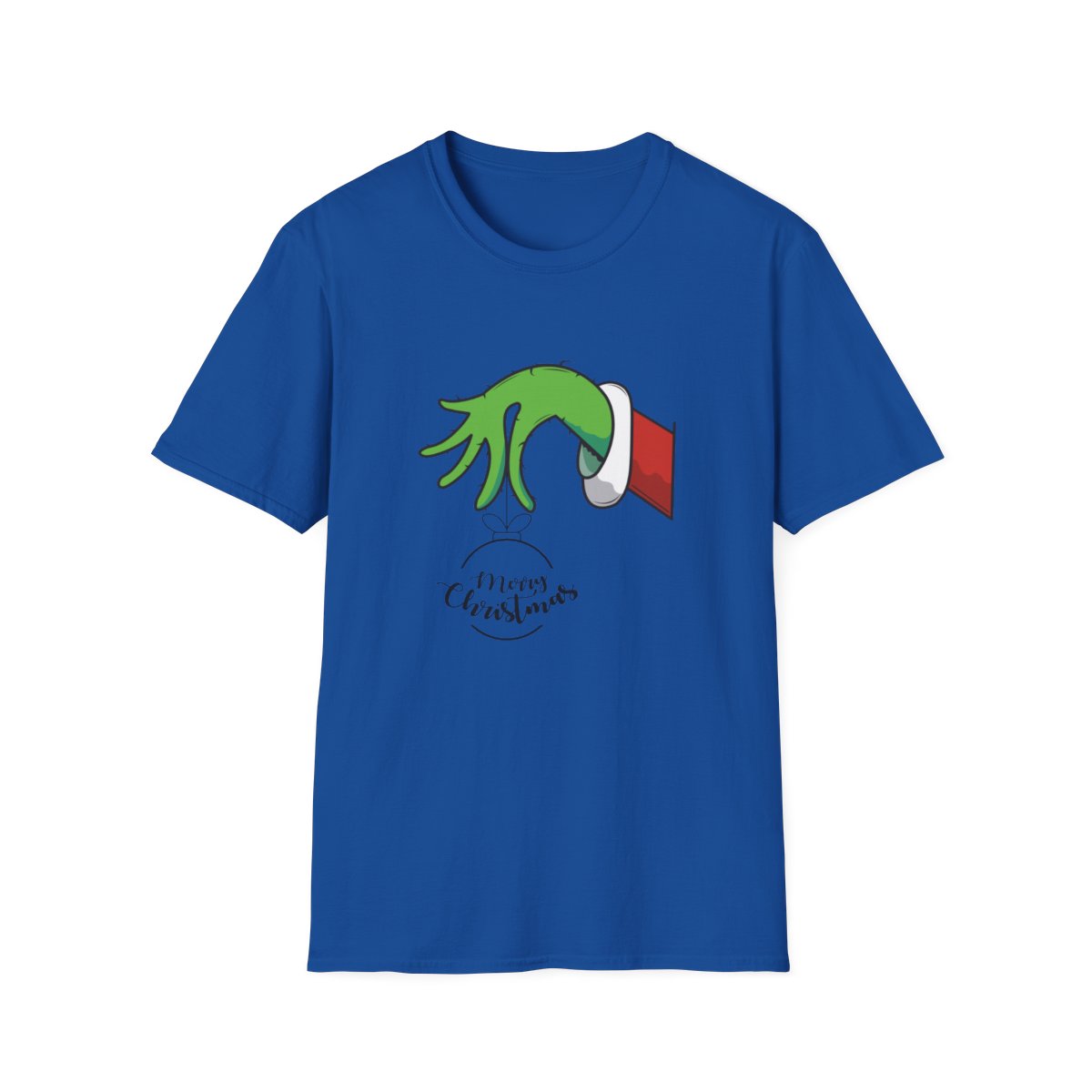 Grinch Hand With Ornament (Unisex Adult T-Shirt)