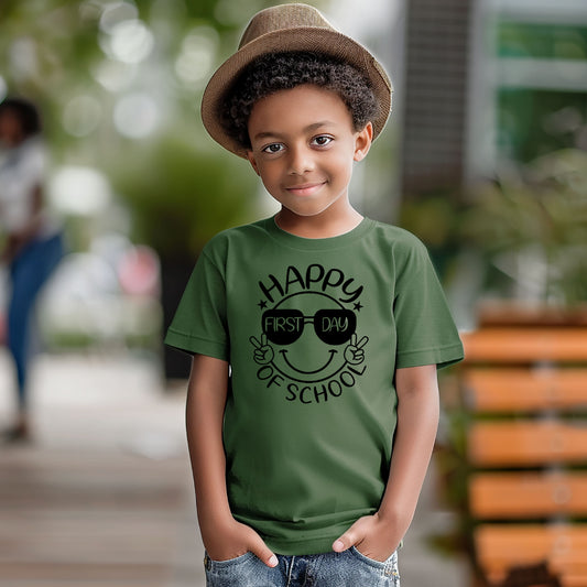 Feliz primer día de clases (Camiseta unisex para niños)