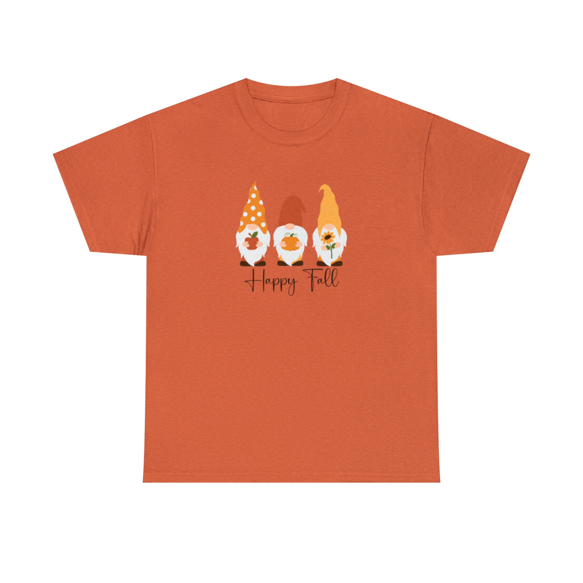 Gnomos felices del otoño (camiseta unisex para adultos) 