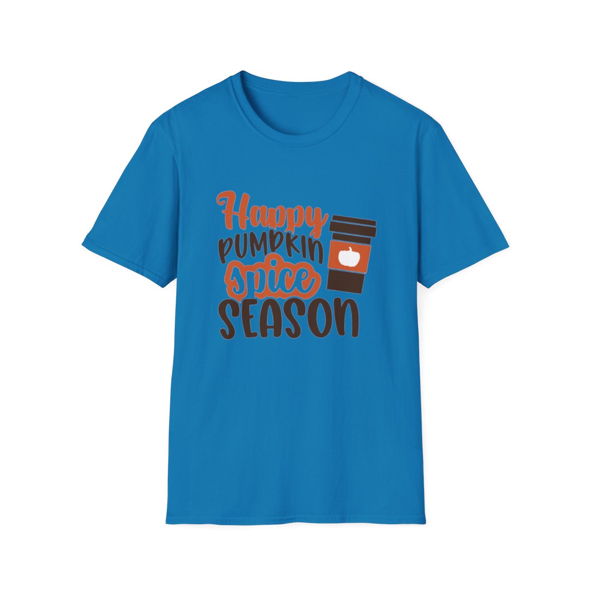 Camiseta unisex con texto "Happy Pumpkin Spice Season"