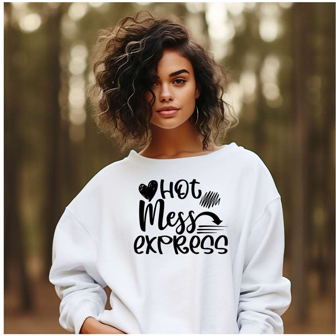 Hot Mess Express (Adult Unisex Sweatshirt)