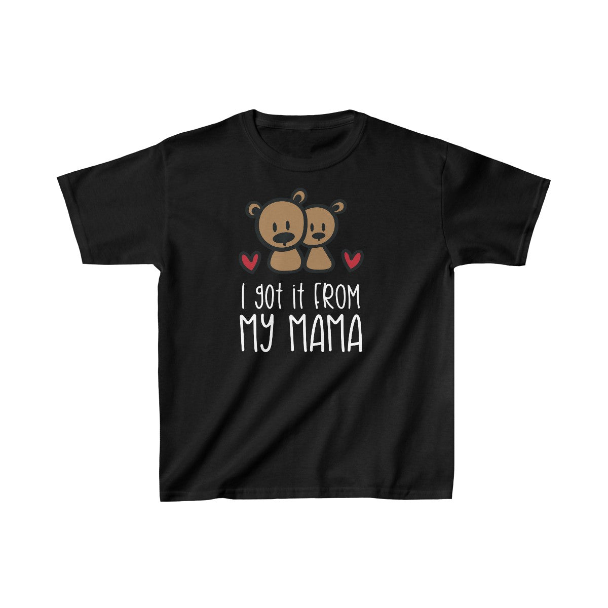 Lo heredé de mi mamá (camiseta unisex para niños)