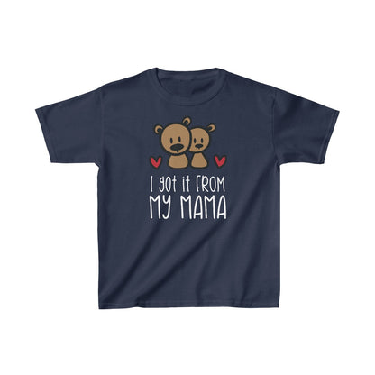 Lo heredé de mi mamá (camiseta unisex para niños)