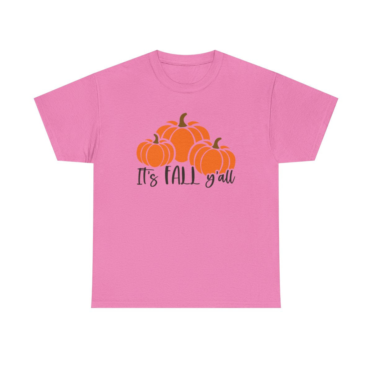 Es otoño y'all con calabazas (camiseta unisex)