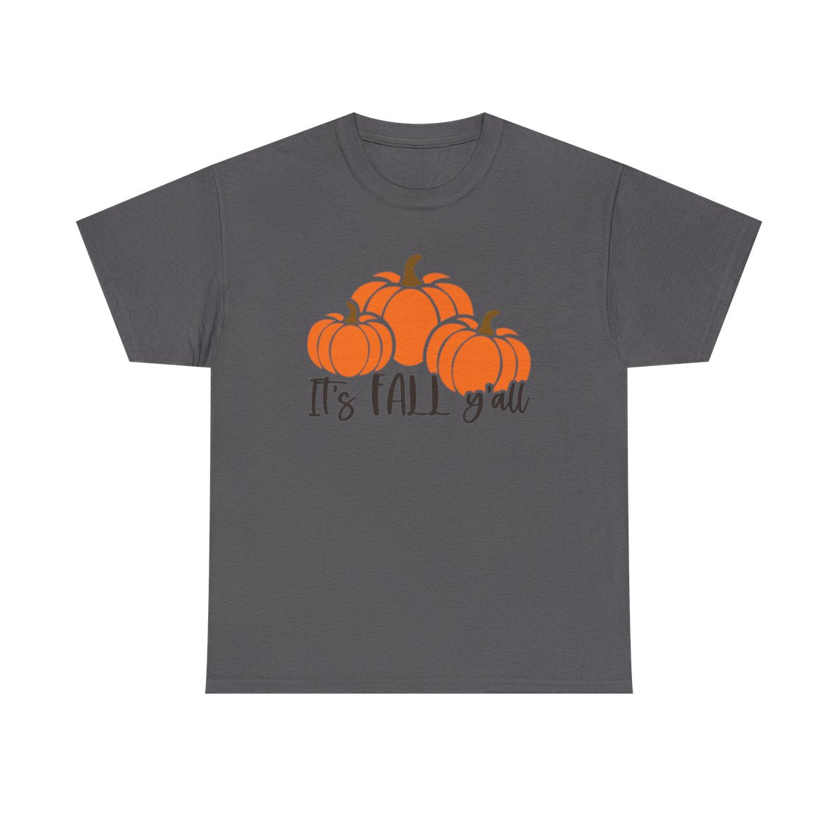 Es otoño y'all con calabazas (camiseta unisex)