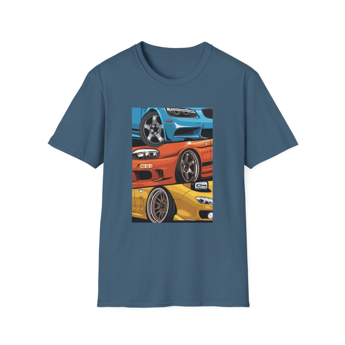 JDM Stacked Cars - (Men's T-Shirt)