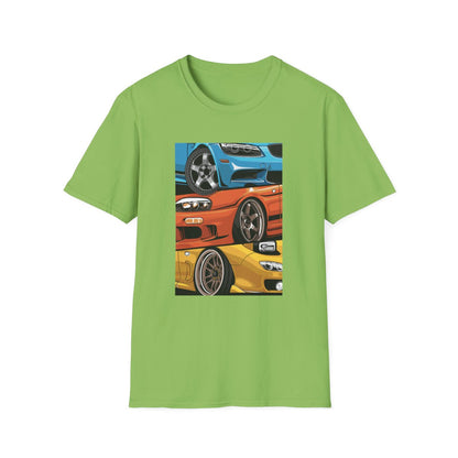 JDM Stacked Cars - (Men's T-Shirt)