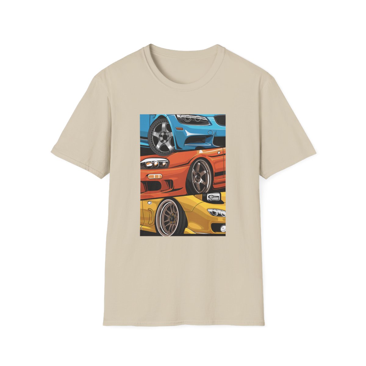 JDM Stacked Cars - (Men's T-Shirt)