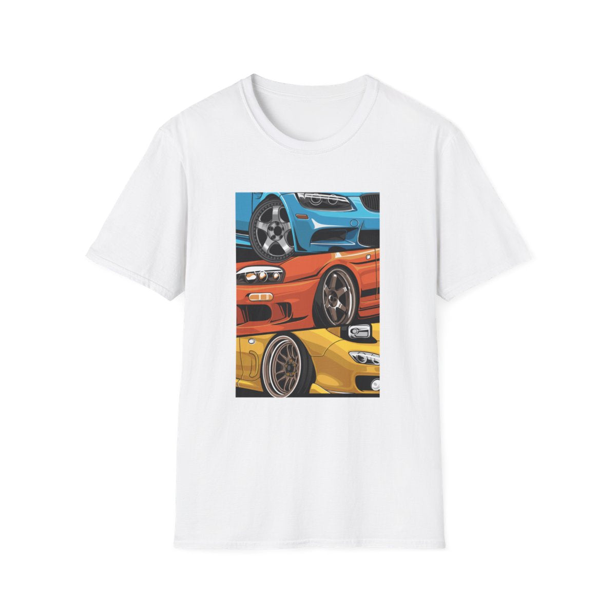 JDM Stacked Cars - (Men's T-Shirt)