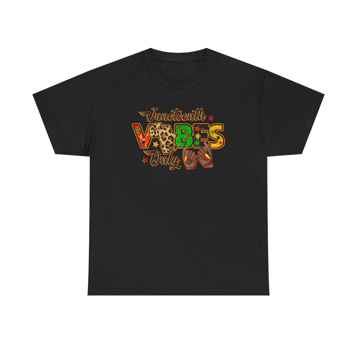 Camiseta unisex para adultos con el tema Juneteenth Vibes Only