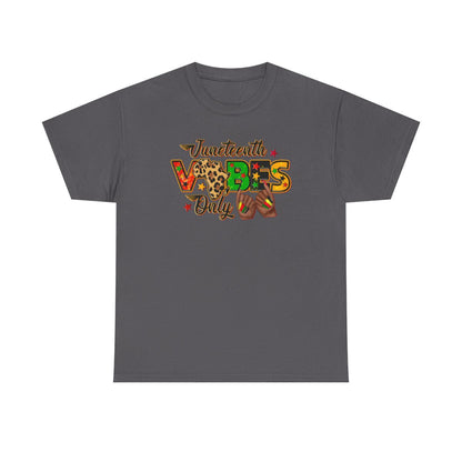 Camiseta unisex para adultos con el tema Juneteenth Vibes Only