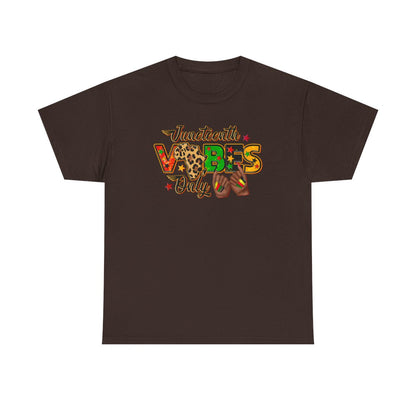 Camiseta unisex para adultos con el tema Juneteenth Vibes Only