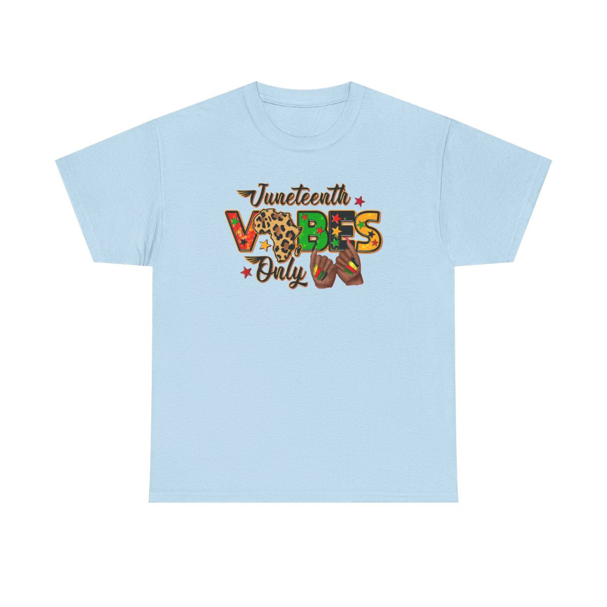 Camiseta unisex para adultos con el tema Juneteenth Vibes Only