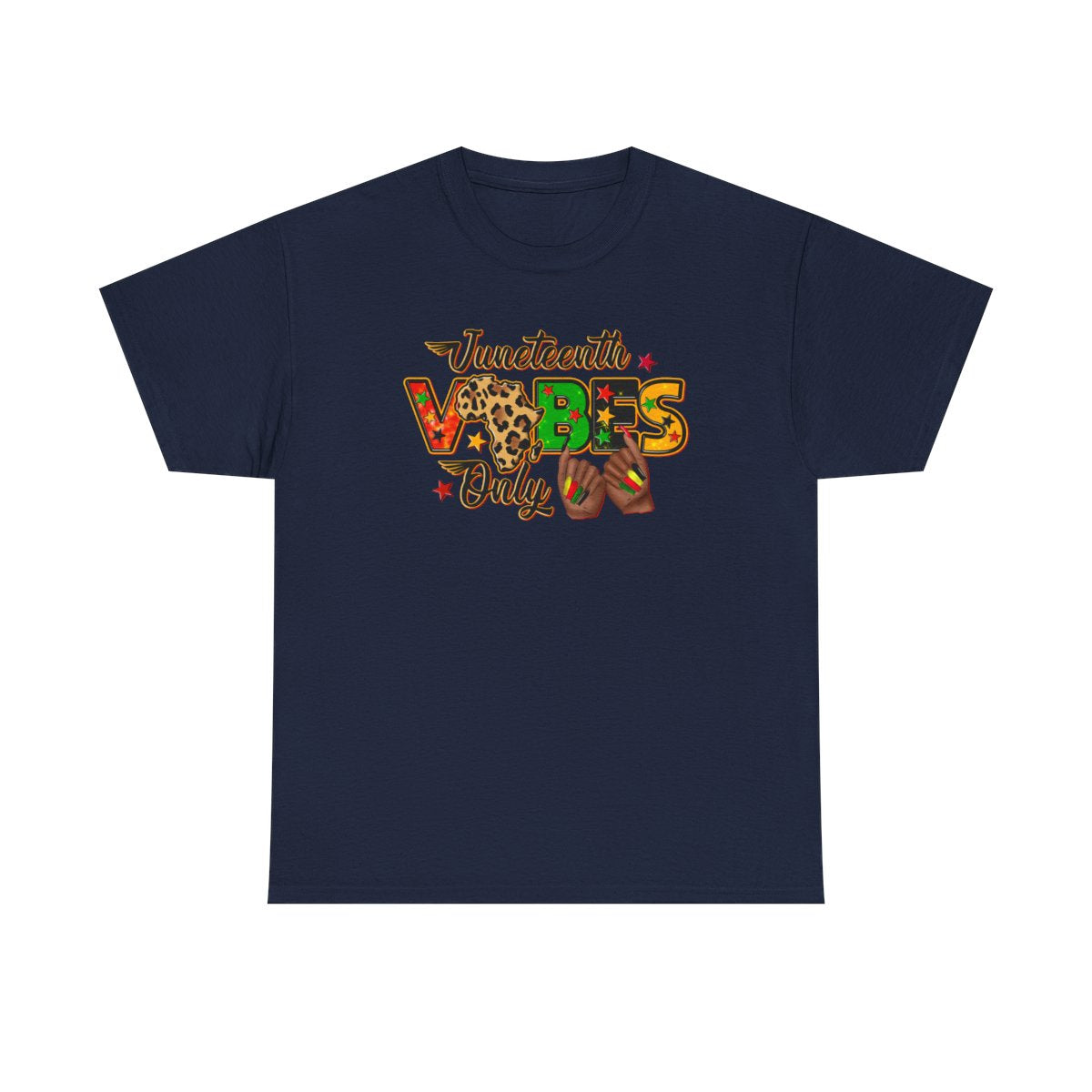 Camiseta unisex para adultos con el tema Juneteenth Vibes Only