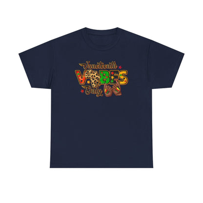 Camiseta unisex para adultos con el tema Juneteenth Vibes Only