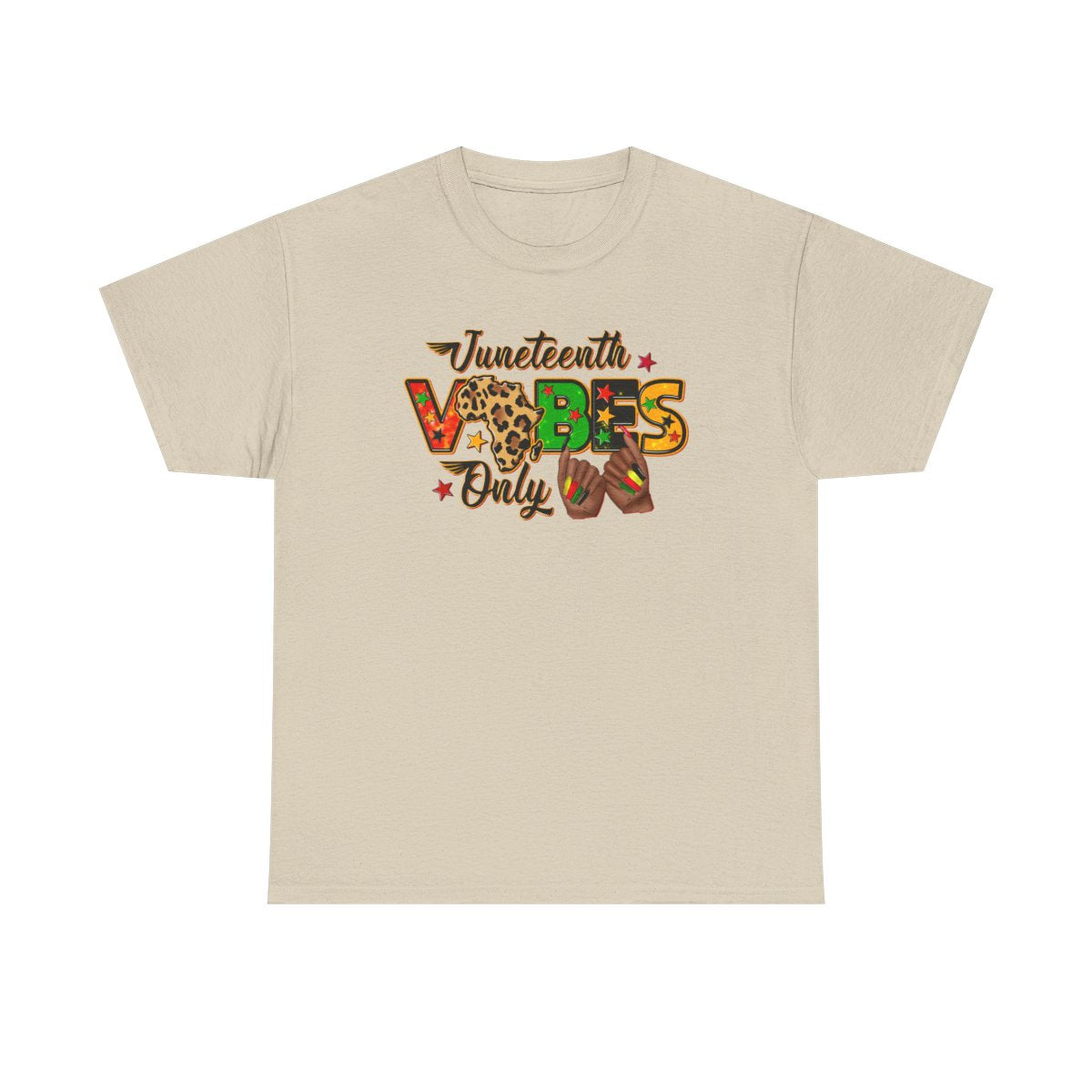 Camiseta unisex para adultos con el tema Juneteenth Vibes Only