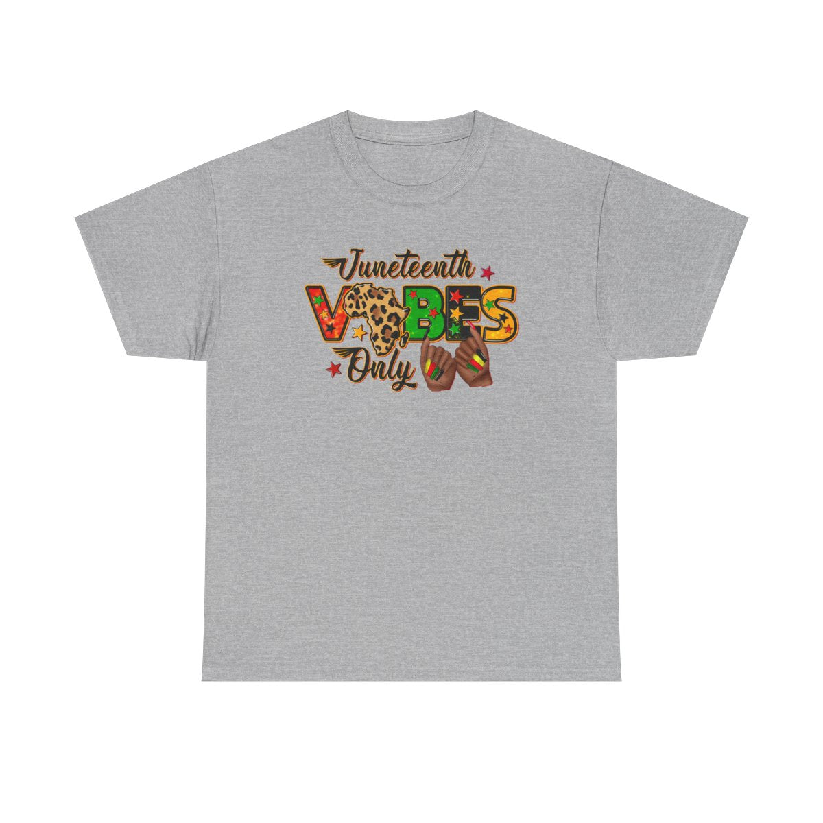 Juneteenth Vibes Only (Adult Unisex T-Shirt)