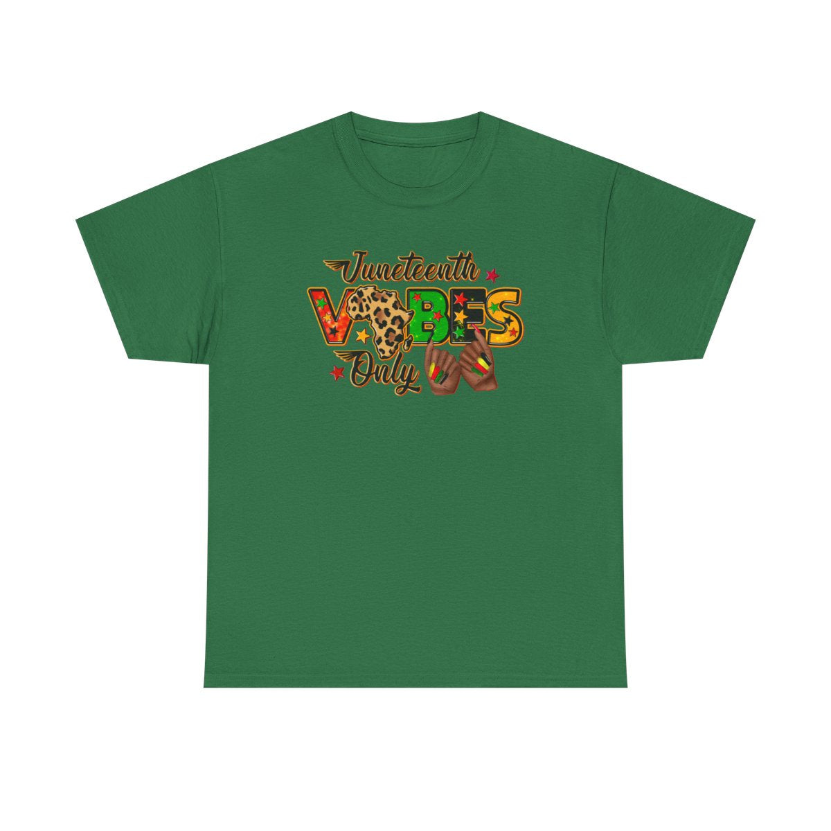 Juneteenth Vibes Only (Adult Unisex T-Shirt)