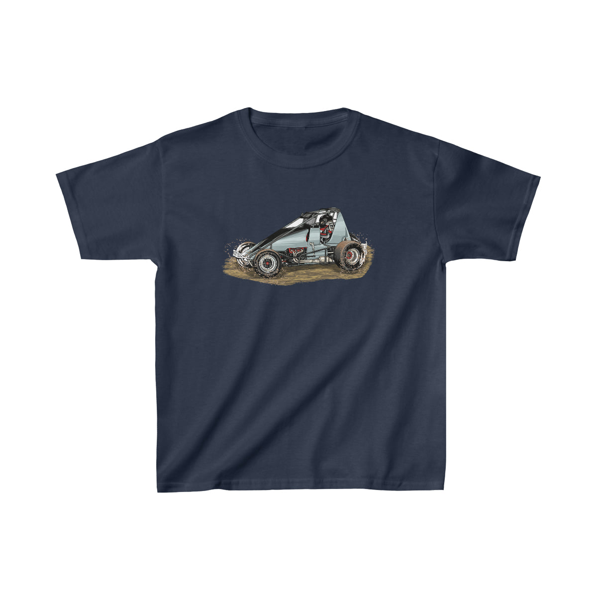 Kicking Up Dirt - Camiseta unisex para niños