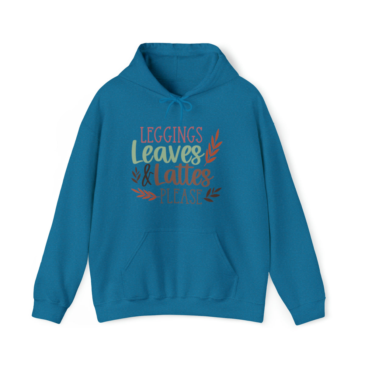 Leggings Leaves & Lattes Please (Womens Hoodie)