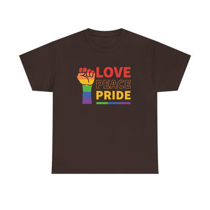 Amor Paz Orgullo (Camiseta Inclusiva)