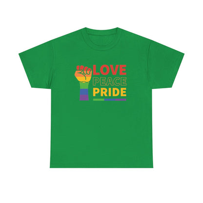 Love Peace Pride (Inclusive T-Shirt)