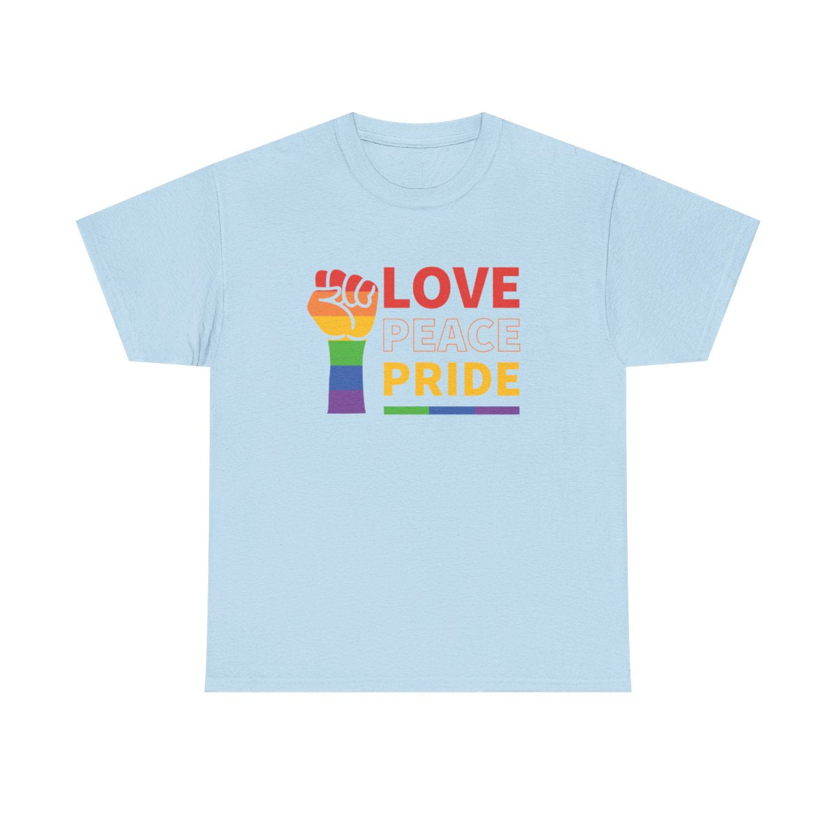 Love Peace Pride (Inclusive T-Shirt)