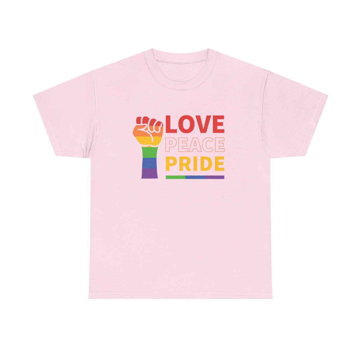 Amor Paz Orgullo (Camiseta Inclusiva)