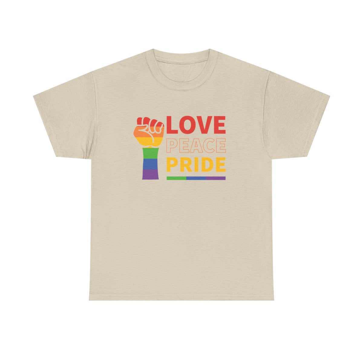 Love Peace Pride (Inclusive T-Shirt)