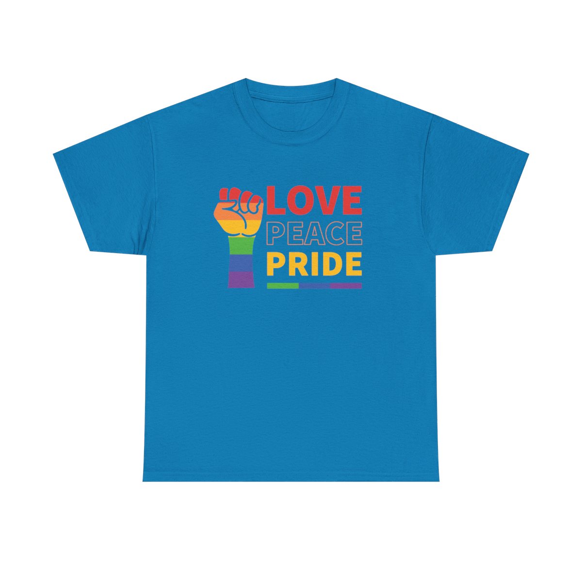 Amor Paz Orgullo (Camiseta Inclusiva)